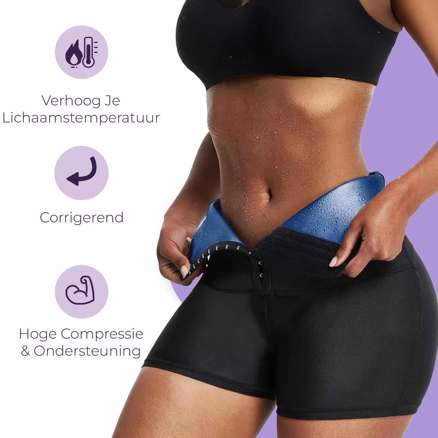 Corrigerende sauna short