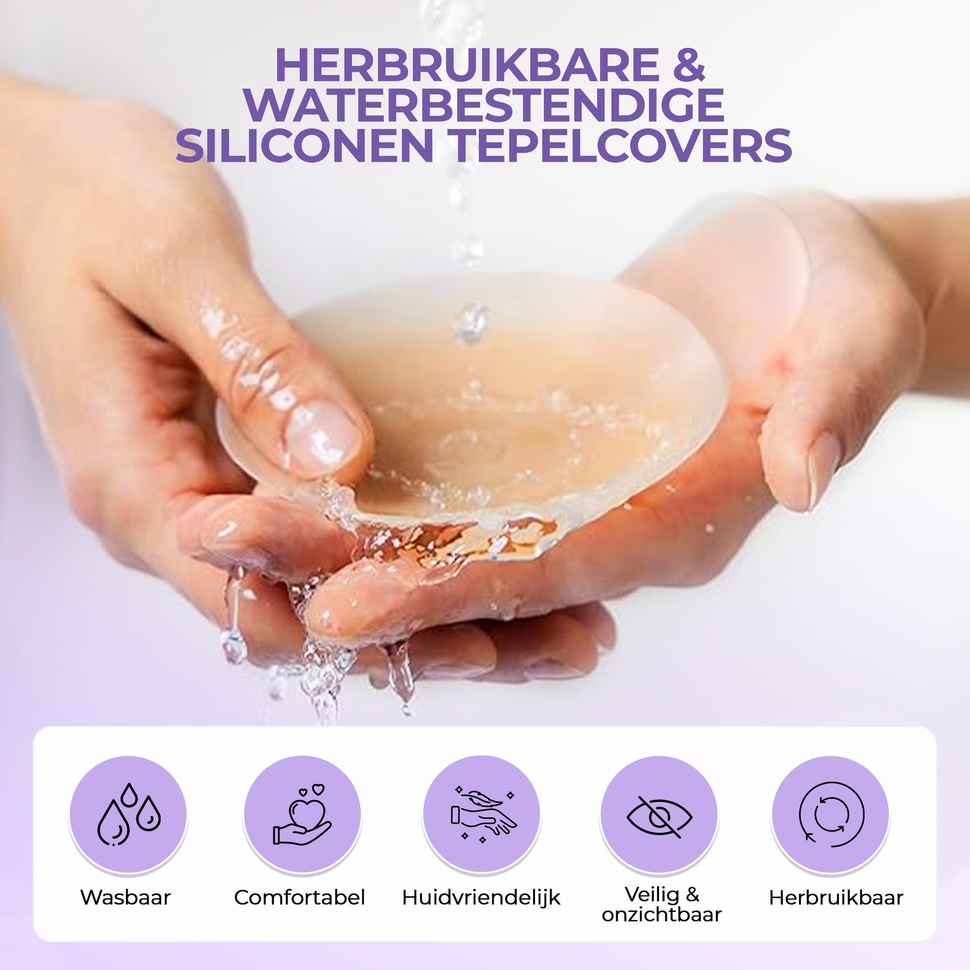 Siliconen plak bh nipplecovers