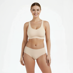 Slip naadloos beige