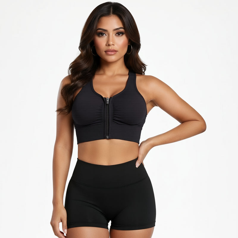 Bequemer Sport-BH mit Vorderöffnung