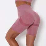 Sportshorts mit hoher Taille