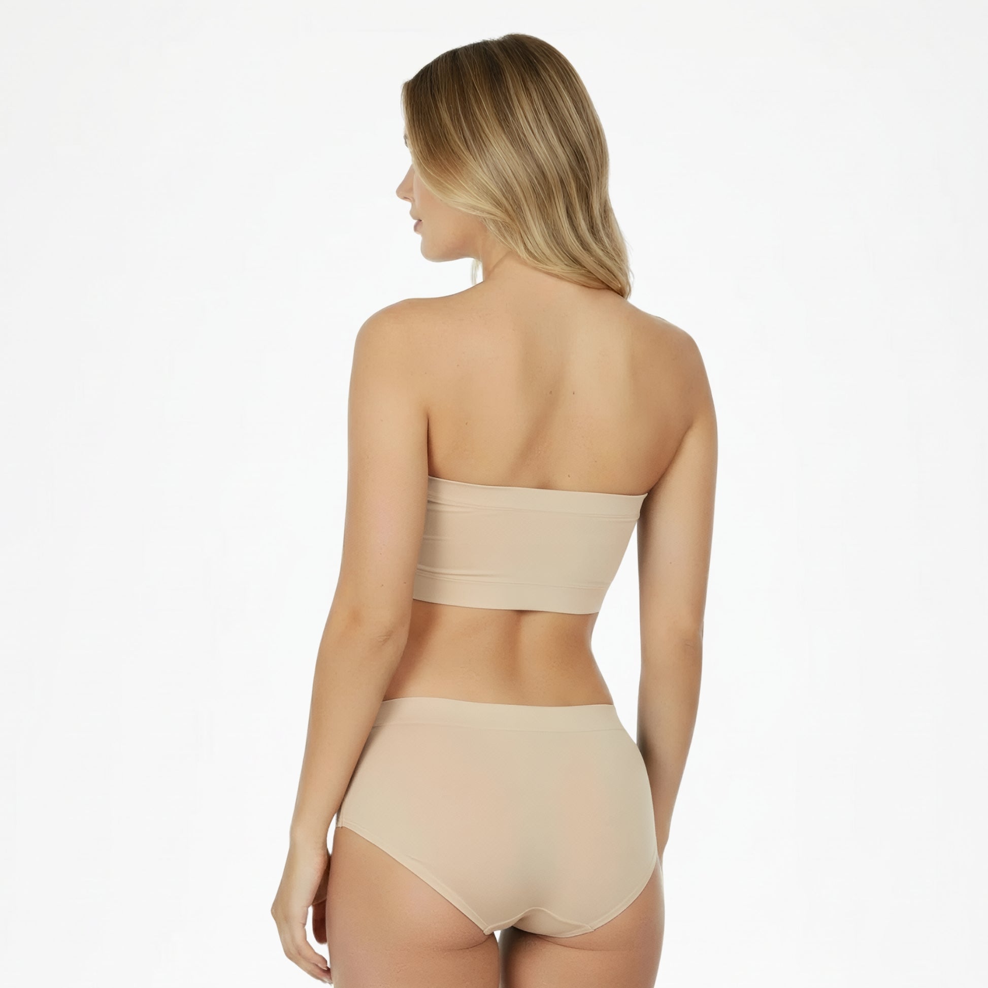 Strapless bh beige