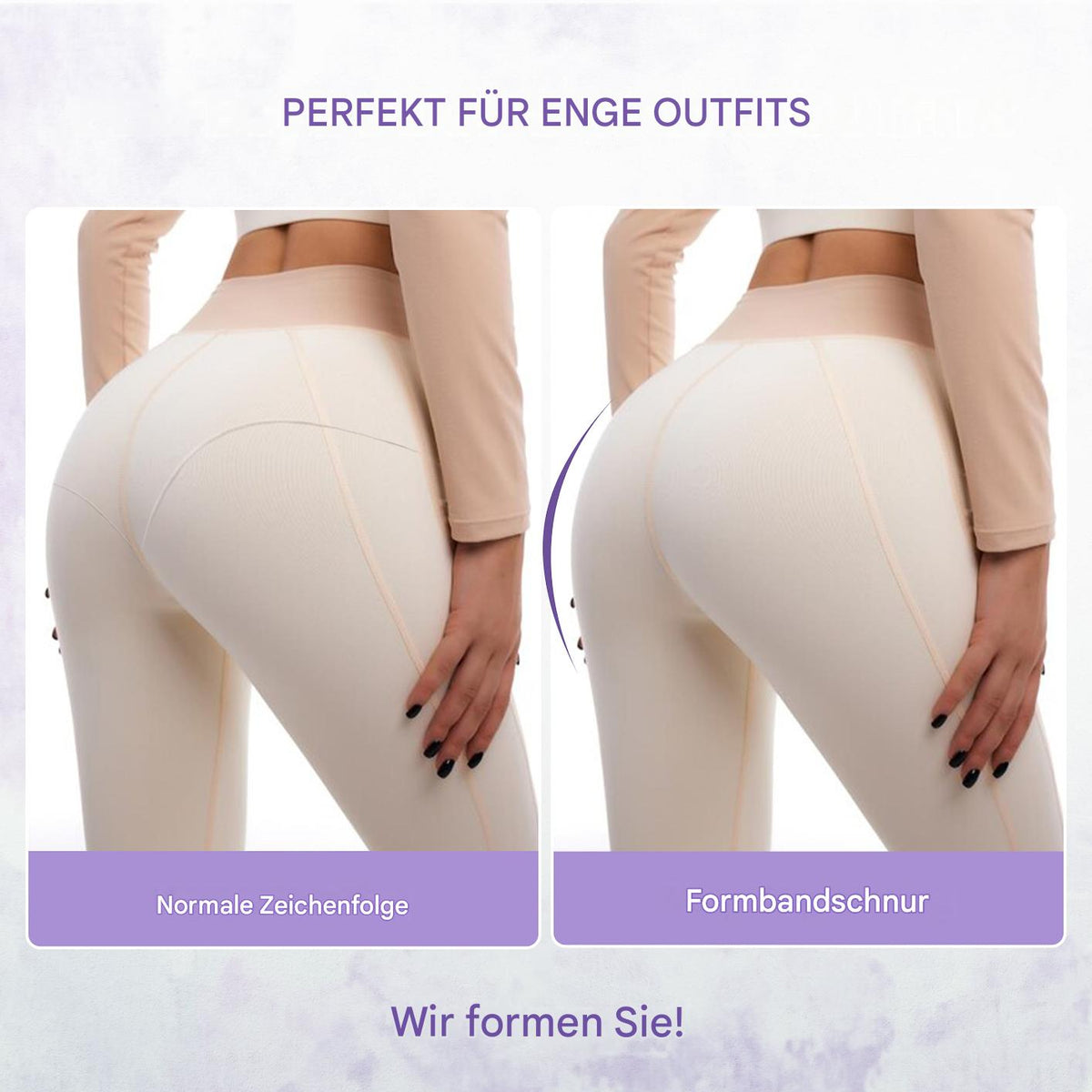 Perfekte Passform für enge Outfits