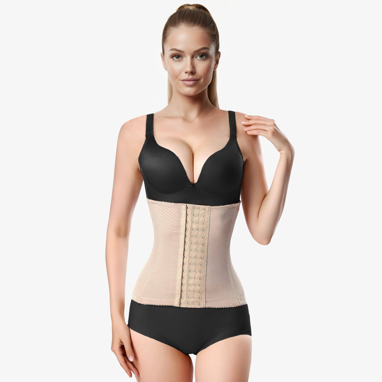 Taillentrainer Korsett mit 6 Reihen Haken