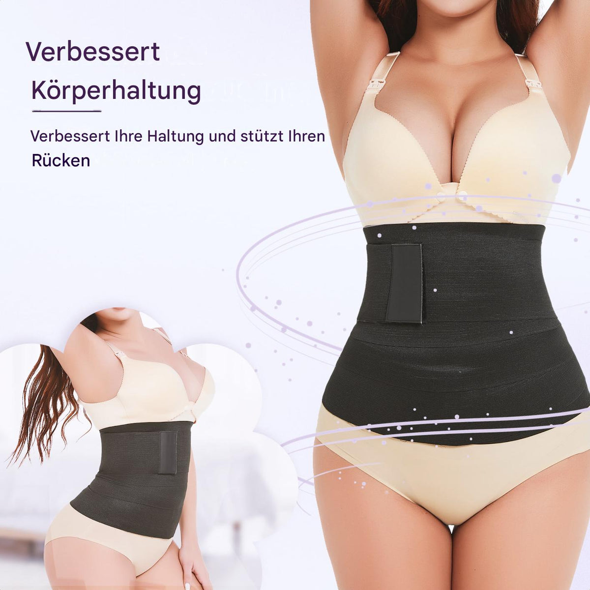 Verbesserte Haltung & Unterstützung