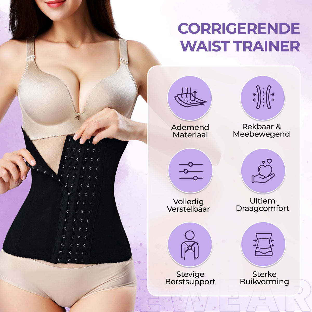 Korrigierender Taillentrainer für eine schlanke Taille