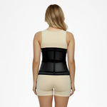 Taillentrainer Korsett mit 2 Bändern und 3 Reihen Häkchen