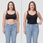 Nahtloser Shaping-Body mit breiten Trägern und Bein
