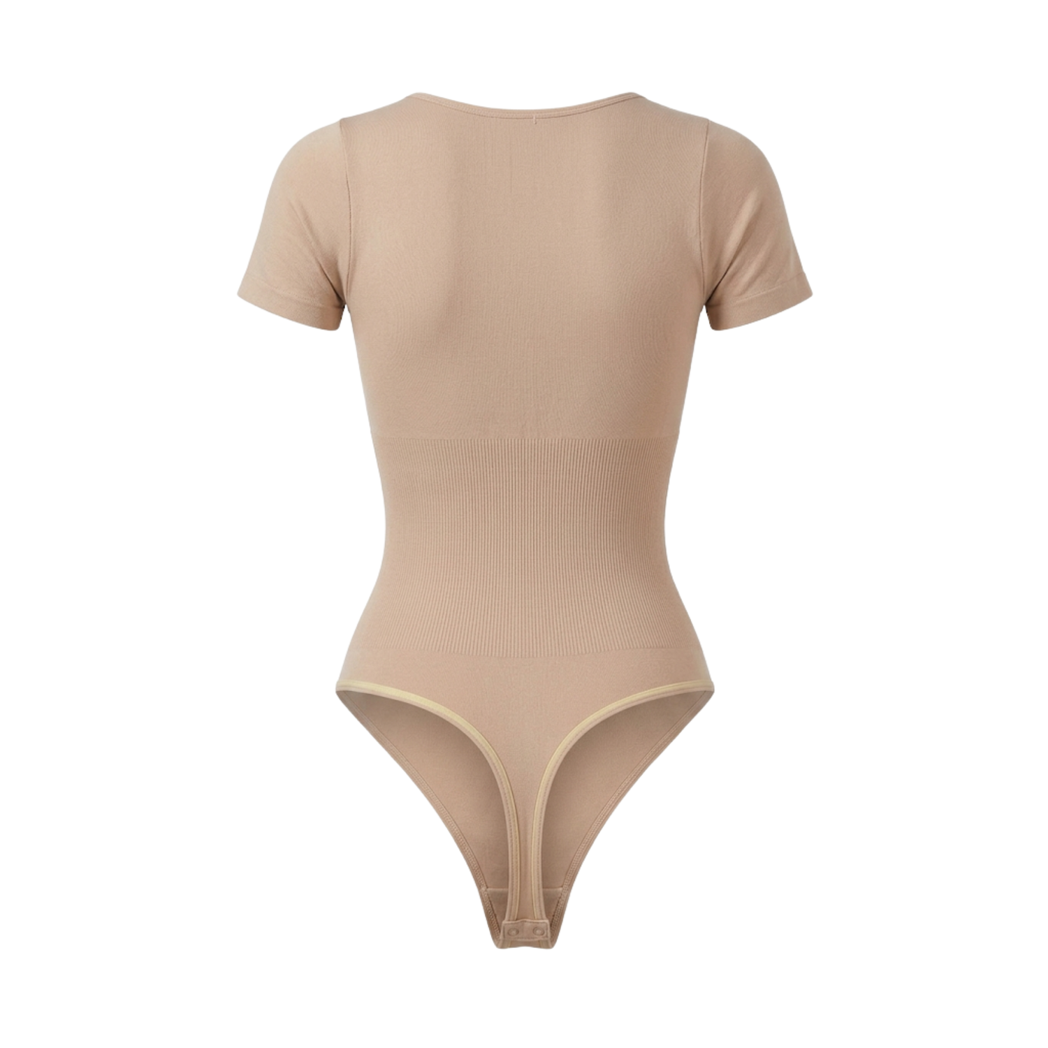Korrigierender Nahtloser Body mit Kurzen Ärmeln und String