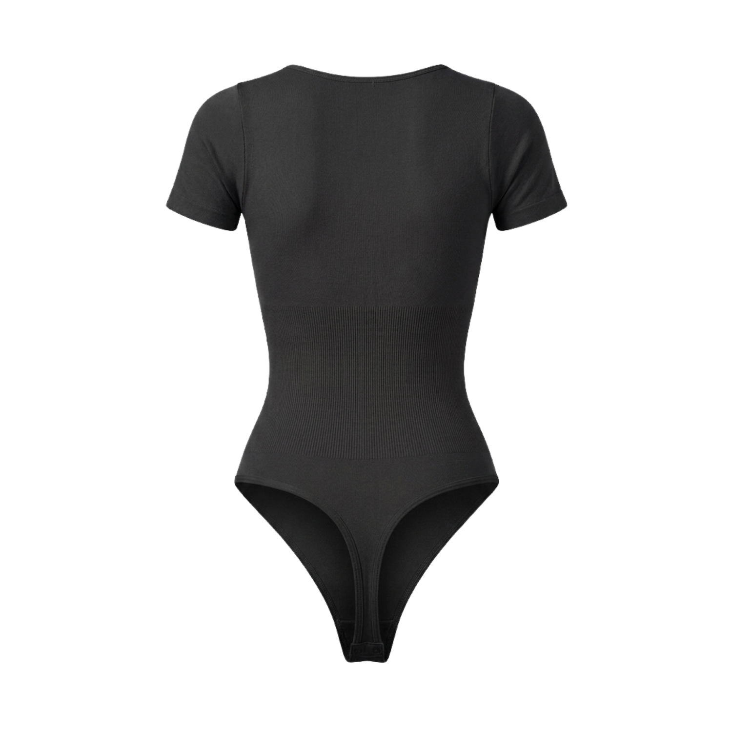 Korrigierender Nahtloser Body mit Kurzen Ärmeln und String