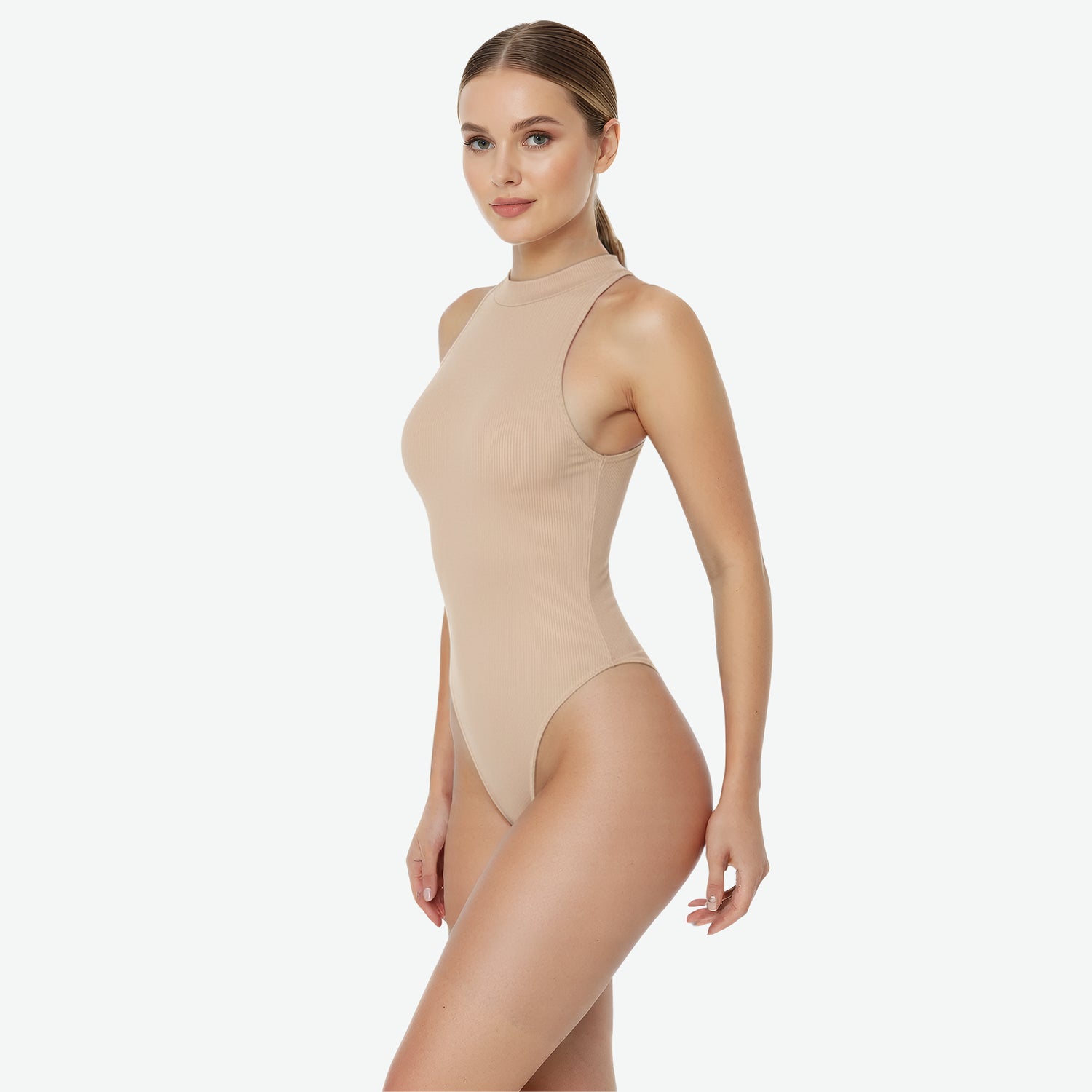 Ärmelloser Body mit Schnürung