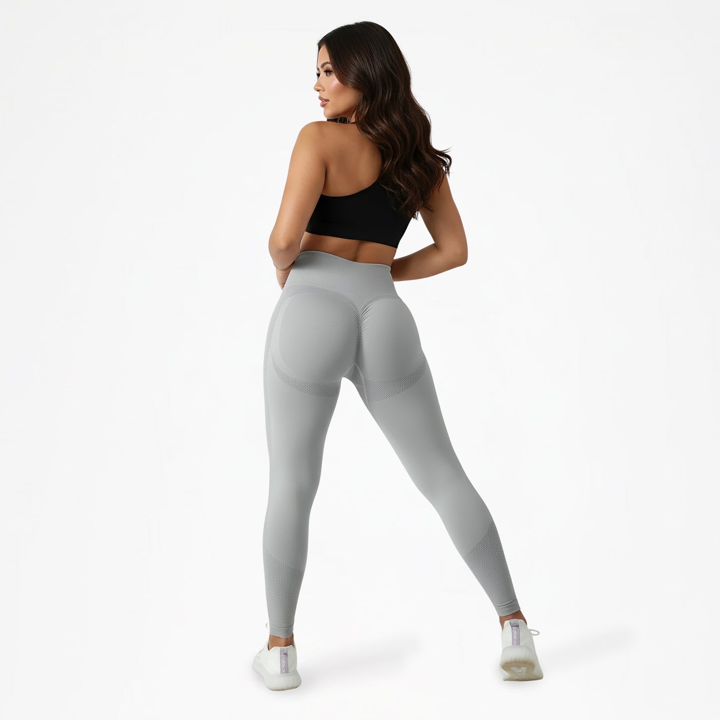 sportlegging grijs high waist