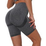 Sportshorts mit hoher Taille